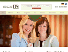 Tablet Screenshot of amalienhof-weimar.de